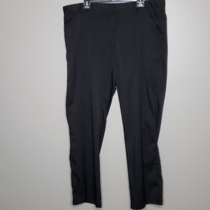 Black Nike Golf Pants 40x32 Flat Front